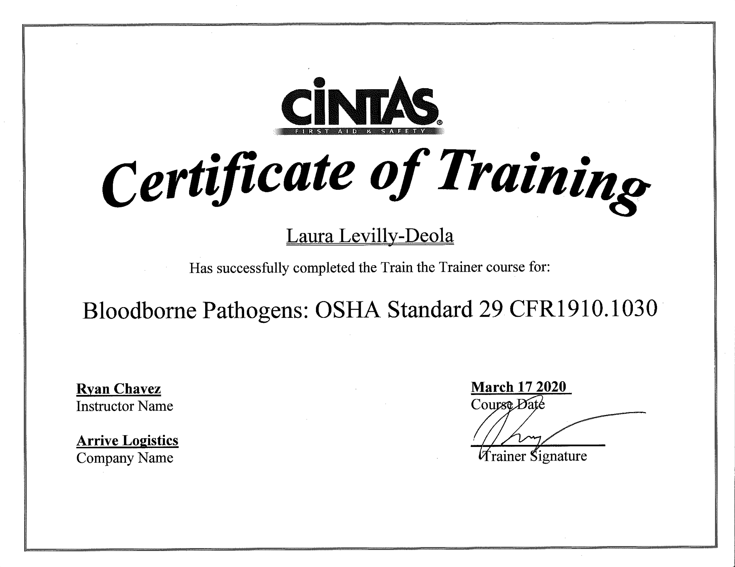 Bloodborne Pathogens